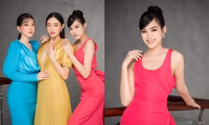 Hoa hậu Đỗ Thị Hà đổi kiểu váy mới, không khoe chân mà nhìn vẫn cảm giác chân dài miên man