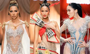 H’Hen Niê diện thiết kế lấy cảm hứng từ chiếu trong show của NTK Đỗ Long