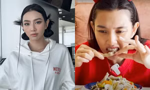Khoảnh khắc kén ăn của Hoa hậu Thùy Tiên: Fan đồng cảm, netizen có người chê lố