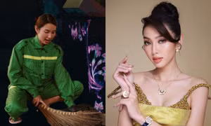 Hoa hậu Thùy Tiên khiến netizen xúc động khi "đu đêm" với việc quét rác