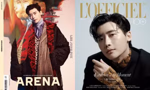 Tạm biệt kiểu tóc “bà thím”, Lee Jong Suk khoe vẻ ngoài đỉnh cao, thân hình tỉ lệ vàng