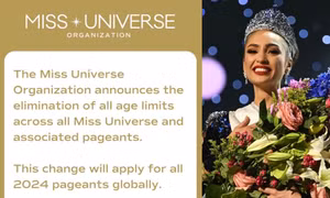 BTC Miss Universe gây sốc khi mở rộng độ tuổi cho thí sinh tham gia cuộc thi năm 2024