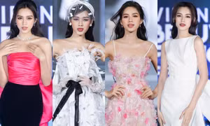 Hoa hậu Đỗ Thị Hà chăm biến hóa phong cách: Quyến rũ nhất là bộ váy "nàng tiên hoa"!