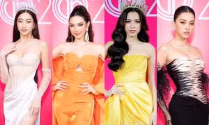 Họp báo khởi động Hoa hậu Việt Nam 2022: Thùy Tiên, Đỗ Thị Hà và dàn người đẹp đọ sắc rực rỡ
