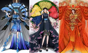 Ấn tượng với các thiết kế trang phục Văn hóa Dân tộc của Miss Cosmo Vietnam 2023