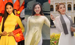 Dàn Hoa - Á hậu Việt mừng Đại lễ: Đỗ Thị Hà, Ngọc Hân có hình ảnh ấn tượng