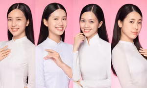 Top 41 Hoa hậu Việt Nam 2024 khoe nét đẹp thanh thuần trong tà áo dài trắng