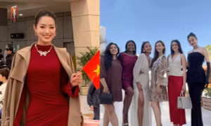 Bùi Khánh Linh khoe sắc vóc nổi trội bên dàn thí sinh Miss Intercontinental 2024