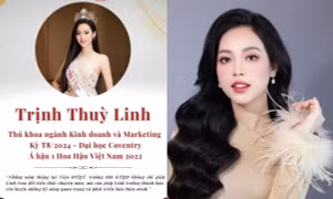 Á hậu 1 cuộc thi Hoa hậu Việt Nam 2022 Trịnh Thùy Linh tốt nghiệp Thủ khoa 