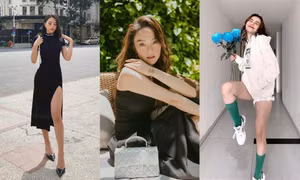 Hoa hậu Tiểu Vy, Minh Hằng cùng dàn sao Việt mê mệt tông màu đen trắng khi xuống phố
