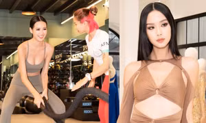 Á hậu Bảo Ngọc tập luyện siết vóc dáng, sẵn sàng chinh chiến tại Miss Intercontinental 2022