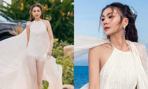 Thanh Hằng giữ phong độ "chị đại làng mẫu", diễn kết show Adrian Anh Tuấn
