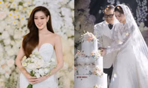 Ý nghĩa 5 mẫu váy cưới được Hoa hậu Khánh Vân diện trong ngày trọng đại