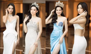 “Cuộc chiến” thảm đỏ siêu hot của Hoa hậu Đỗ Thị Hà, Lương Thùy Linh, Tiểu Vy, Đỗ Mỹ Linh