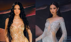 Thiết kế dạ hội được Á hậu Bảo Ngọc lựa chọn cho Chung kết Miss Intercontinental 2022
