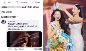 Nam Em đăng status bức xúc sau khi Nam Anh trượt Top 5 Miss Universe Vietnam 2023