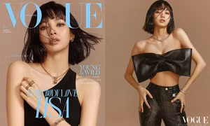 Ngắm trọn bộ ảnh Lisa khoe vòng 2 siêu thực trên VOGUE, quần jeans size nhỏ vẫn rộng bụng
