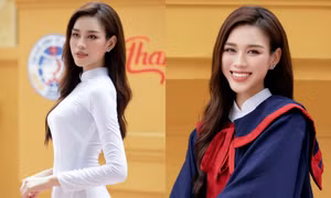 Ảnh kỷ yếu của Hoa hậu Đỗ Thị Hà có gì đặc biệt mà lại thu hút sự chú ý?