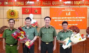 Điều động, bổ nhiệm cán bộ chủ chốt 3 tỉnh, thành phía Nam