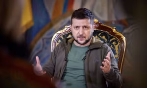 Tổng thống Ukraine Volodymyr Zelenskiy. (Ảnh: Reuters)