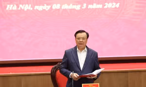 Phiên họp thứ nhất Tiểu ban Văn kiện Đại hội XVIII Đảng bộ thành phố Hà Nội