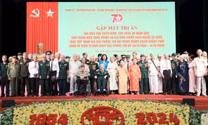 Hà Nội tri ân những bậc lão thành cách mạng từng tham gia tiếp quản, giải phóng Thủ đô