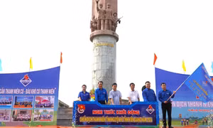  Thanh niên Kiên Giang ra quân chiến dịch thanh niên tình nguyện hè