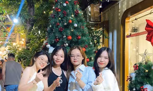 Bạn trẻ Sài Gòn hào hứng check-in Giáng sinh sớm