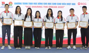 T.Ư Đoàn phối hợp với SCG trao 2,7 tỷ đồng học bổng cho sinh viên, học sinh trên khắp cả nước