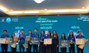 T.Ư Đoàn và PepsiCo Việt Nam trao giải cuộc thi ‘Thử thách cùng bạn sống xanh’
