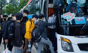 22 chuyến xe miễn phí đưa 1.000 sinh viên từ TP. HCM về quê ăn Tết