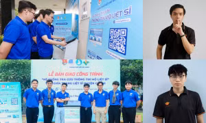 Sinh viên tạo ra 'Hệ thống tra cứu thông tin mộ liệt sĩ trên địa bàn TP. HCM'