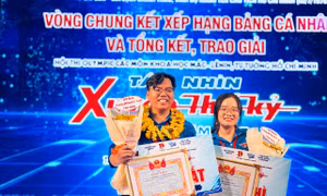 Nam sinh viên năm thứ nhất trở thành Quán quân Hội thi “Tầm nhìn xuyên thế kỷ”