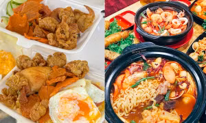 Thiên đường ăn vặt gần trường THCS Tùng Thiện Vương: No căng cùng cơm gà, mì cay