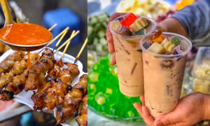 Bản đồ ăn vặt THCS Nguyễn Hữu Thọ: Thiên đường xiên que trà sữa mê quên lối về