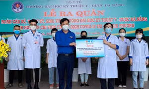 102 sinh viên, giảng viên trường ĐH Kỹ thuật Y - Dược Đà Nẵng chi viện Phú Yên 