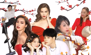 Sao Việt dọn nhà đón Tết: Choáng với villa bạc tỷ của Minh Hằng, Minh Tú chọn đào siêu nụ