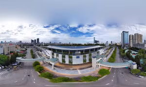 Chiêm ngưỡng ảnh 360 nhà ga Cầu Giấy tuyến đường sắt đô thị Nhổn - ga Hà Nội