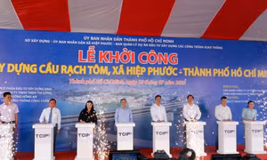 Khởi công xây cầu 500 tỷ, khơi thông cửa ngõ phía Nam TPHCM 