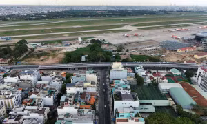 Diện mạo cầu vượt kết nối nhà ga T3 sân bay Tân Sơn Nhất sắp thông xe