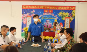 Bí thư Trung ương Đoàn thăm, chúc Tết Bệnh viện dã chiến số 6