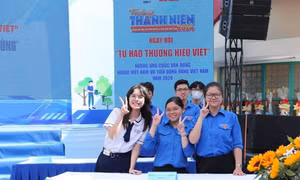 Kỷ niệm "sinh nhật" Đoàn 26/3, đoàn viên các trường check-in sự kiện vui hết ga