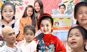 Bé Tú An (Phố Trong Làng): Sao nhí đa tài, từng đóng vai con gái của Mạnh Trường