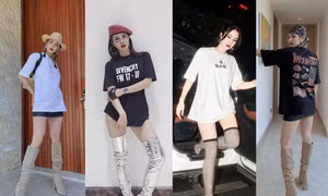 Từ ngày độc thân, Diệp Lâm Anh ăn mặc trẻ trung như Gen Z, chuộng mốt "giấu quần"