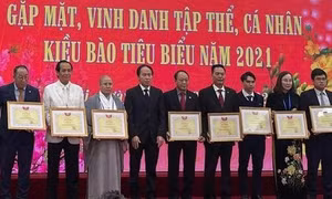 Vinh danh 33 tập thể, 45 cá nhân kiều bào có nhiều đóng góp vào sự phát triển đất nước 