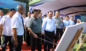 Thủ tướng Chính phủ Phạm Minh Chính dự lễ Khởi công cao tốc Hòa Bình - Mộc Châu