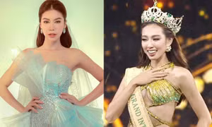 Sao Việt chúc mừng Thùy Tiên đăng quang Miss Grand 2021, riêng Minh Tú biết vui hay buồn?