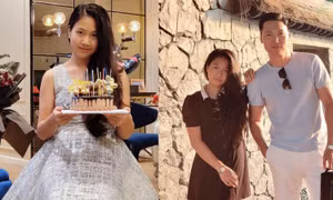 Con gái đón sinh nhật tuổi mới, Mạnh Trường quyết tự làm "vệ sĩ", còn muốn đi "canh" cổng trường
