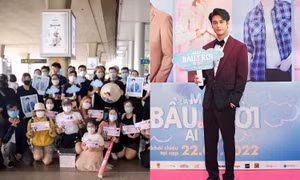 Nam thần phim "Ngôi Đền Kỳ Quái" đến Việt Nam, được fan chào đón nồng nhiệt từ sân bay