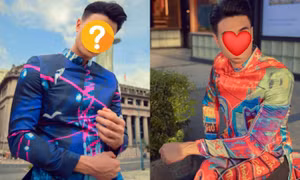 Trai đẹp diện áo dài đang gây sốt mạng xã hội ngày cận Tết hóa ra là "gương mặt thân quen"